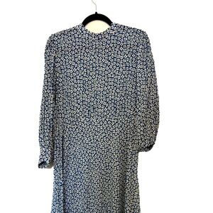 RIXO Chiara Floral Print Crepe de Chine Midi Dress - like new